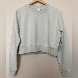 TNA raglan AIRY fleece shrunken sweatshirt